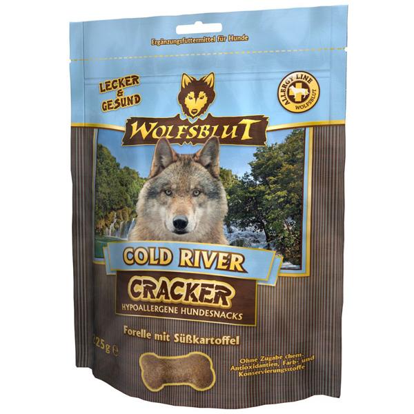 petspremium Wolfsblut Cold River - Forelle Cracker Snack 3 x 225 g Letzter Tag