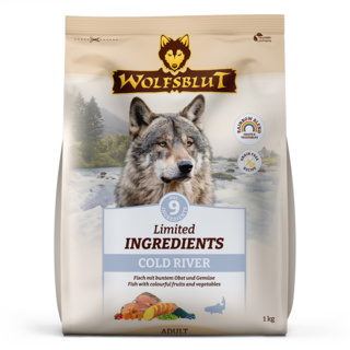 petspremium Wolfsblut Limited Ingredients Cold River - Forelle und Süßkartoffel Adult Trockenfutter 1 kg Speichern exportieren