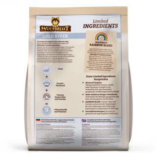 petspremium Wolfsblut Limited Ingredients Cold River - Forelle und Süßkartoffel Adult Trockenfutter 1 kg Speichern exportieren