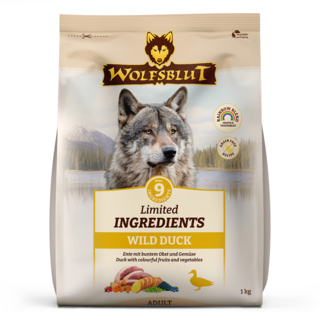 petspremium Wolfsblut Limited Ingredients Wild Duck - Ente und Süßkartoffel Adult Trockenfutter 1 kg Rabatte dieses Monats