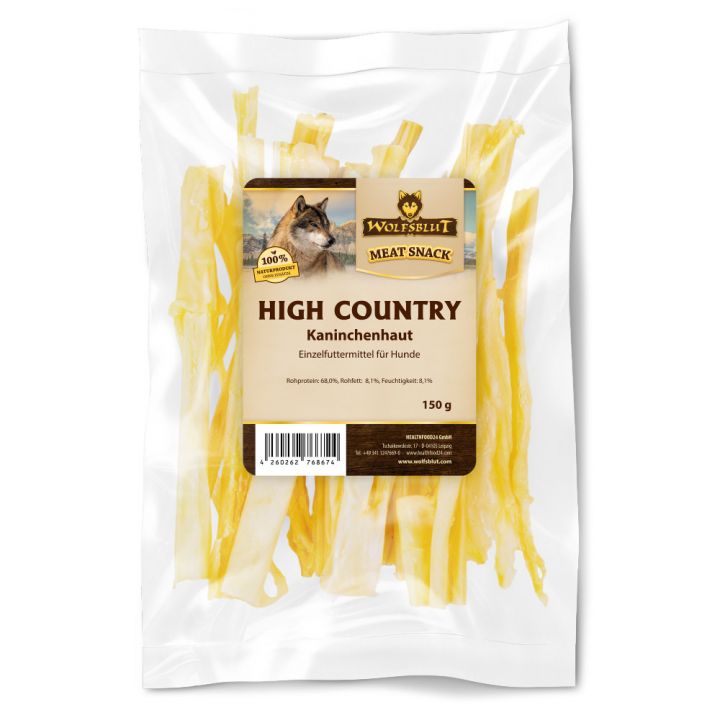 petspremium Wolfsblut High Country Kaninchenhaut Kauartikel Snack 150 g Fabrikverkauf