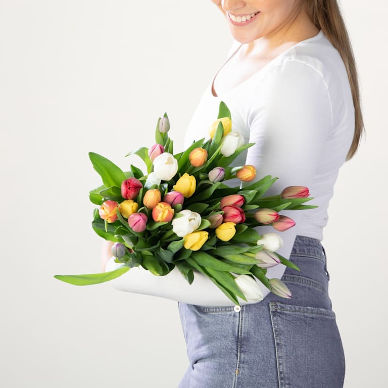 blume2000 Bunte Tulpen - 30 Stiele