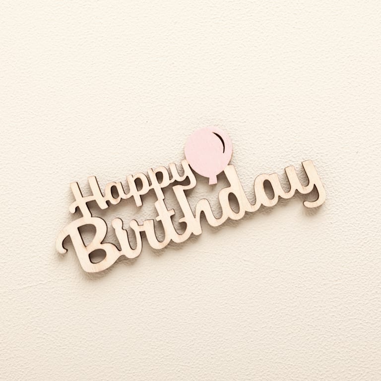 blume2000 Frühlingsleuchten mit Holzschrifttzug Happy Birthday Bis zu 55% Rabatt