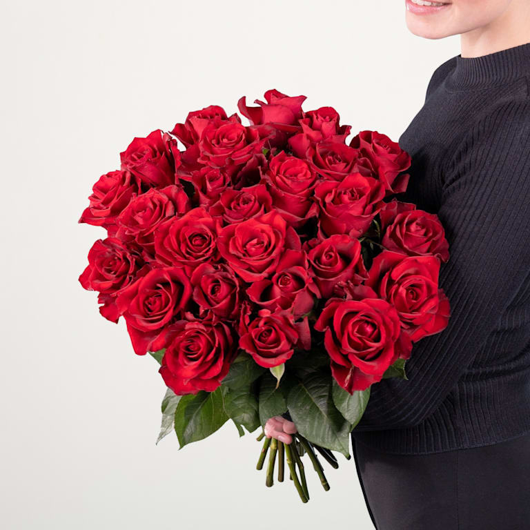 blume2000 Rote Premium-Rosen - 25 Stiele Clearance-Verkauf