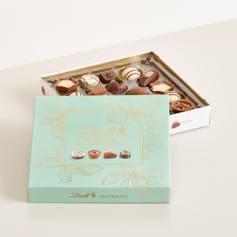 blume2000 Frühlingsleuchten mit Lindt Pralinés Glückwunsch 100g Fabrikladen