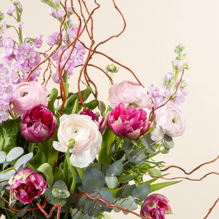 blume2000 Frühlingsblumenmix Pink mit Lieblings-Vase M Speichern exportieren