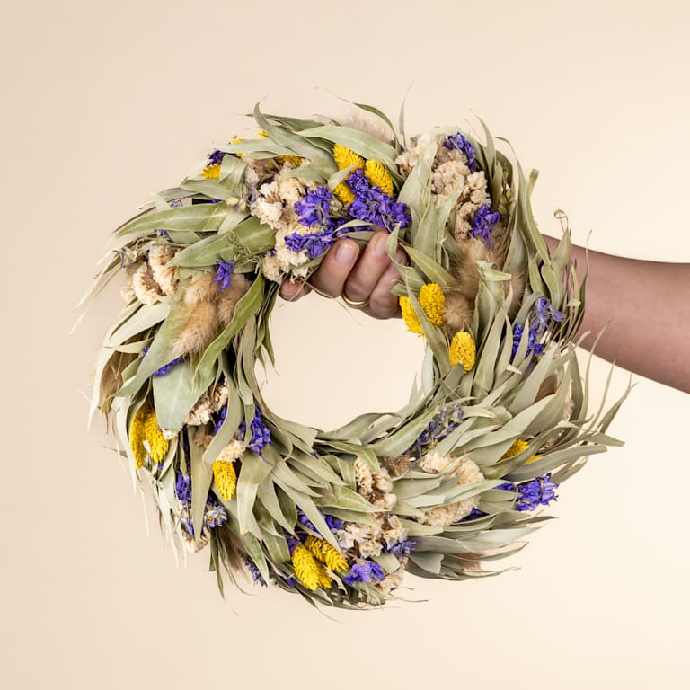 blume2000 Trockenblumenkranz Hello Sunshine