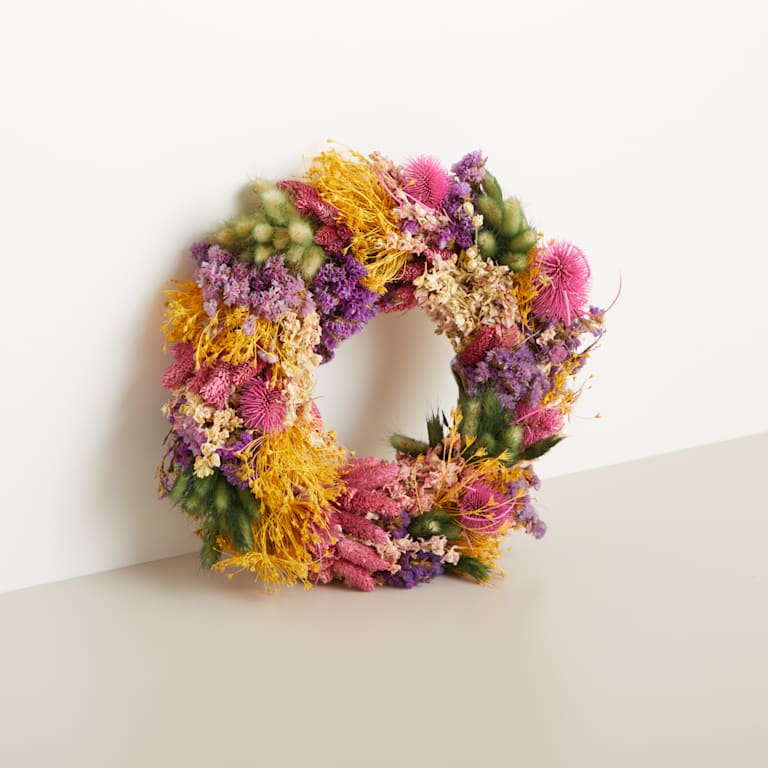blume2000 Trockenblumenkranz Pastel Splash