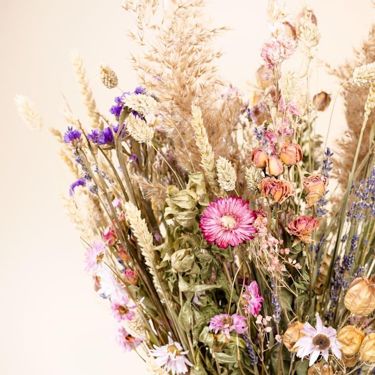 blume2000 Wildblumen Trockenstrauß Größe XL Sonderangebot
