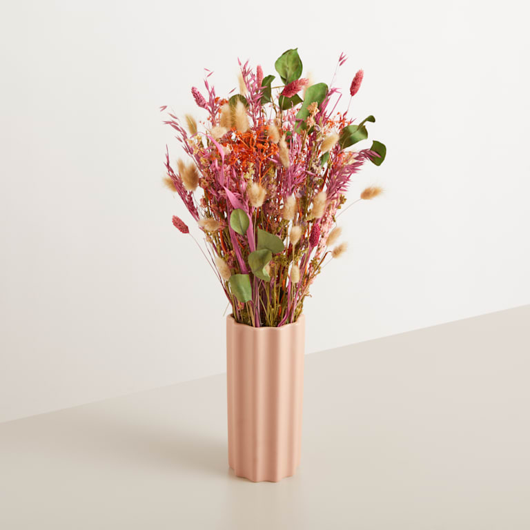blume2000 Trockenblumenstrauß Rosy Eucalyptus