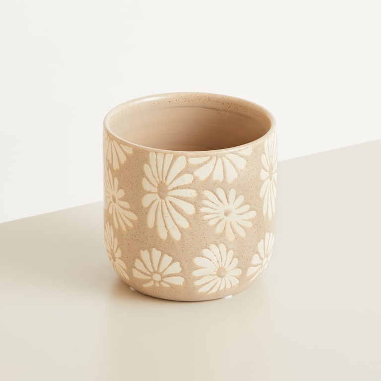 blume2000 Keramik Übertopf Blumen - 13 cm Sonderangebot der Fabrik