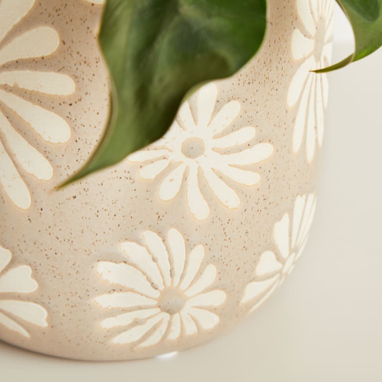 blume2000 Keramik Übertopf Blumen - 13 cm Sonderangebot der Fabrik