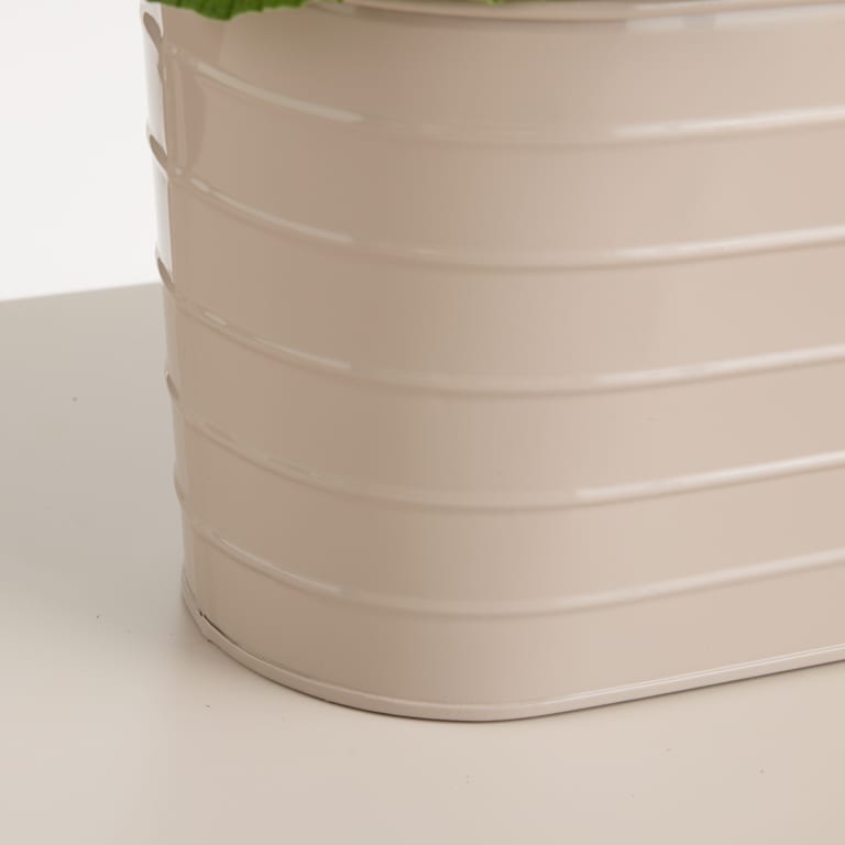blume2000 Metall Balkonkasten Rille Taupe Groß Discount Store für neue Produkte