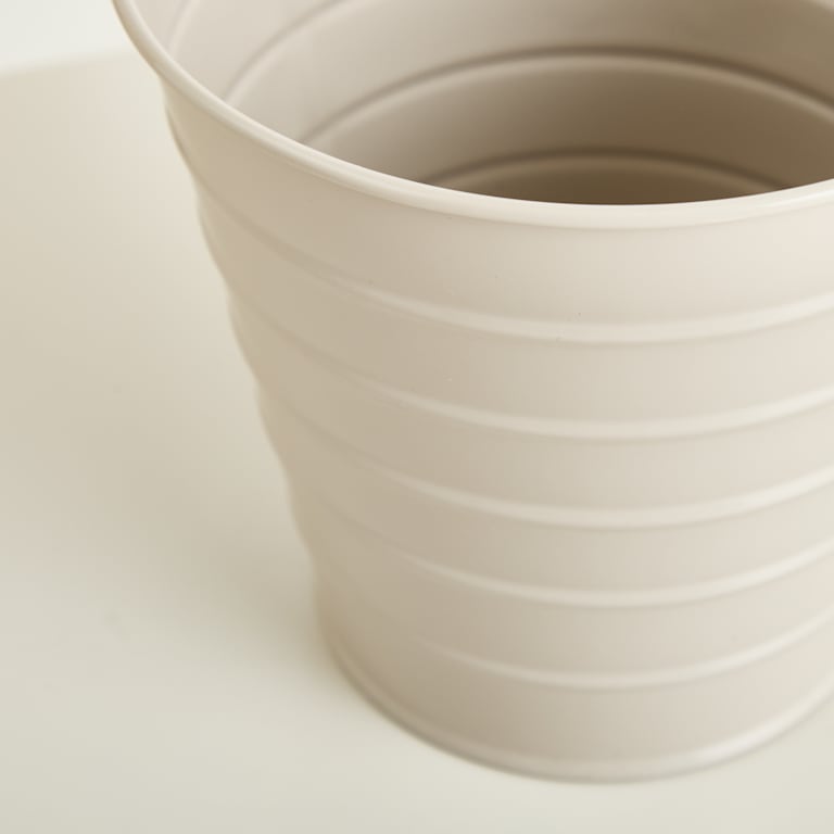 blume2000 Metall Hängetopf Taupe - 13 cm Clearance-Verkauf