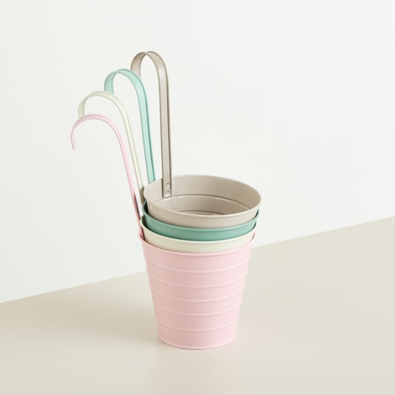 blume2000 Metall Hängetopf Creme - 13 cm Kostenloser Versand international