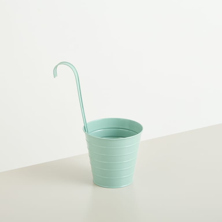 blume2000 Metall Hängetopf Grün - 13 cm Fabrikladen