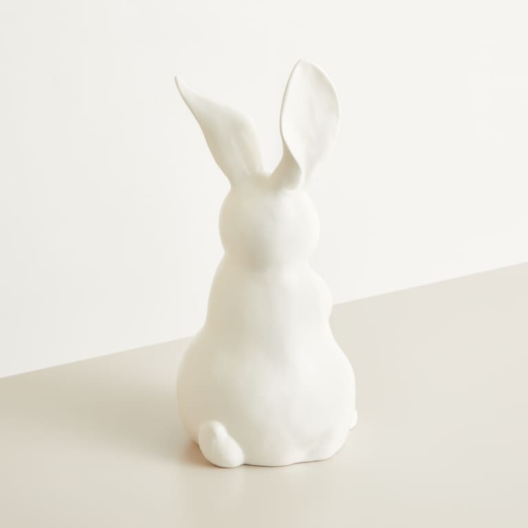 blume2000 Deko Keramik Hase Weiß Im Verkauf