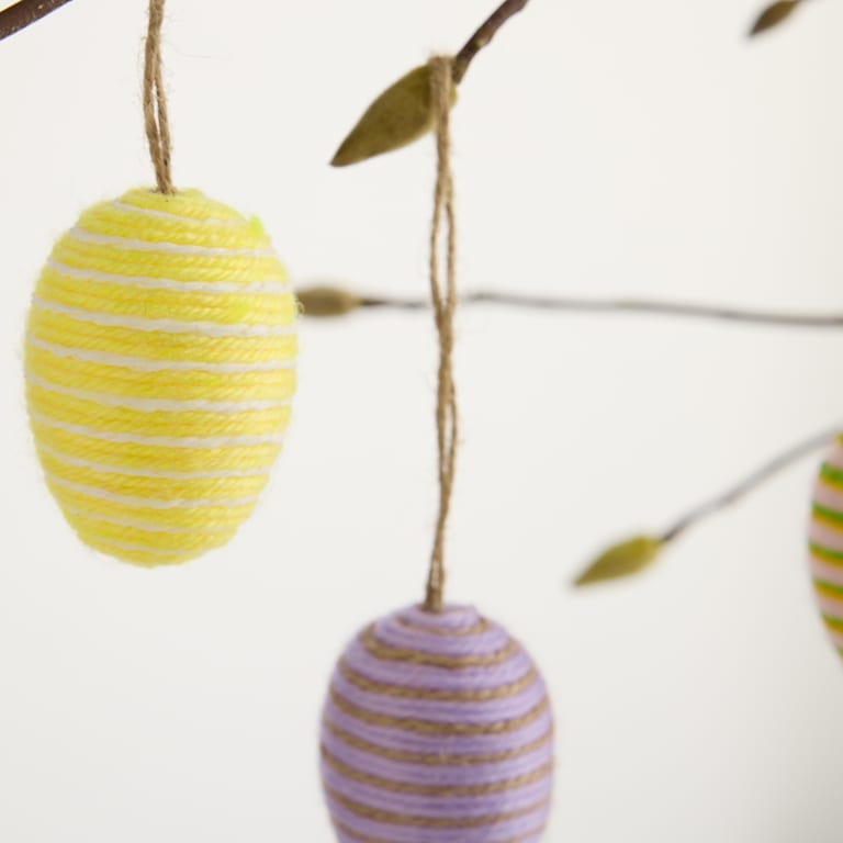 blume2000 Deko Sisal Hänger Ei Bunt 4er-Set Begrenztes Angebot