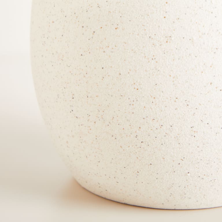 blume2000 Keramik Übertopf Ei Sand - 10 5 cm Exklusivangebot