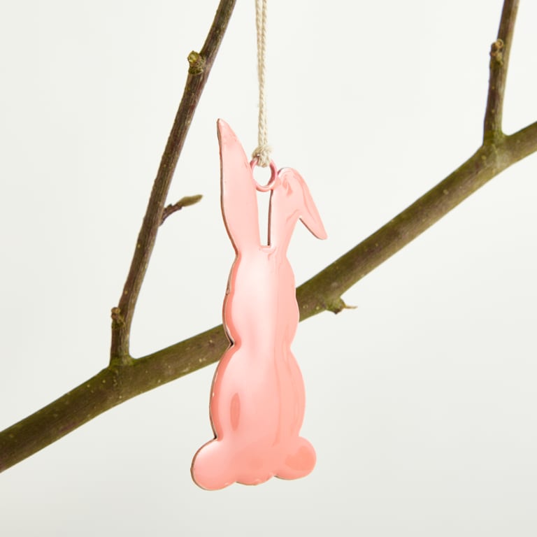blume2000 Deko Metall Hänger Hase Lackiert 4er-Set Vatertagsangebot