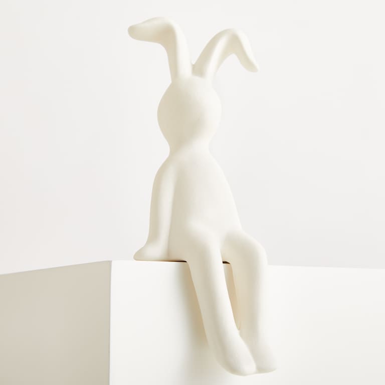 blume2000 Deko Hase Kantensitzer Beine Überschlagen Neuheiten