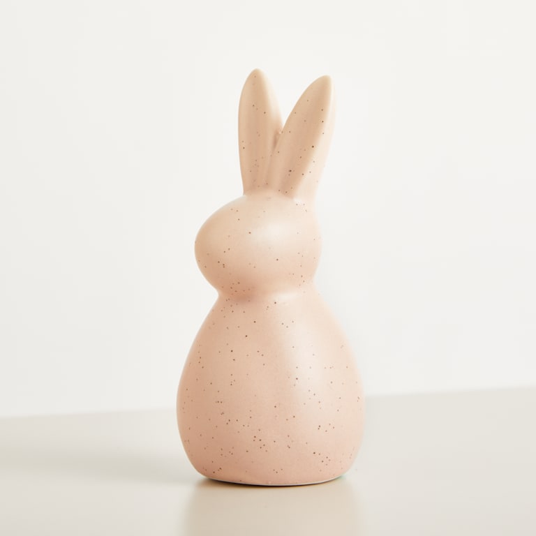 blume2000 Deko Hase Keramik Rosa Klein Räumungsverkauf