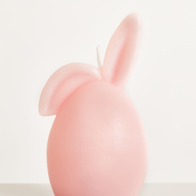 blume2000 Deko Kerze Hase Schlappohr Rosa Kauf eins, bekomm eins gratis
