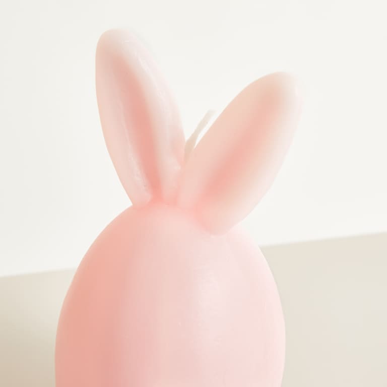 blume2000 Deko Kerze Hase Stehende Ohren Rosa Tägliche Deals