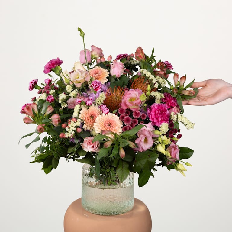 blume2000 Blütenzauber Deluxe mit gratis Lieblingsvase M Bis zu 65% Rabatt