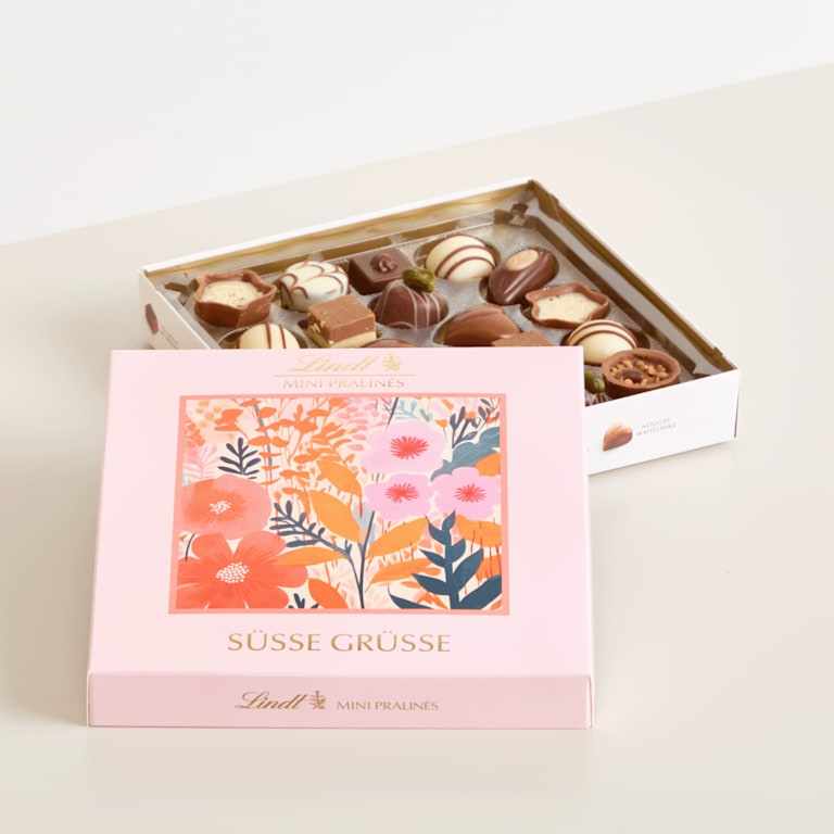 blume2000 Frühlingsleuchten mit Lindt Pralinés Süße Grüße 100g Auslauf