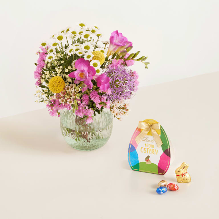 blume2000 Frühlingsleuchten mit Lindt Osterüberraschung 54g