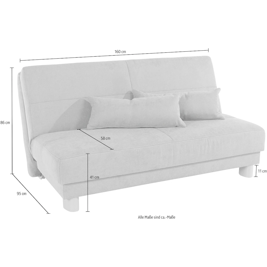 INOSIGN Schlafsofa »Gina« mit einem Handgriff vom Sofa zum Bett kaufen Letzte 2 Tage