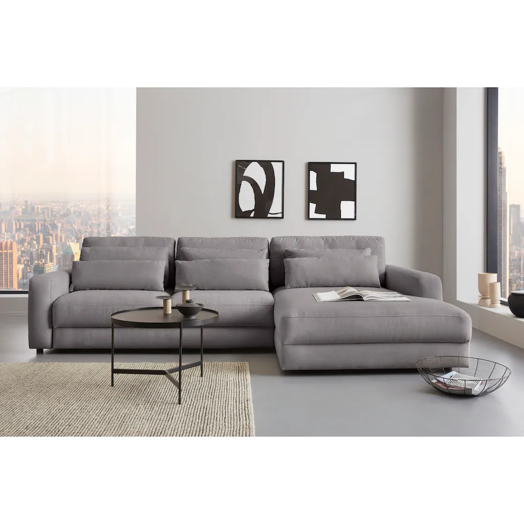 Places of Style Ecksofa »Bloomfield L-Form« wahlweise mit Bettfunktion und Bettkasten kaufen Nur für heute