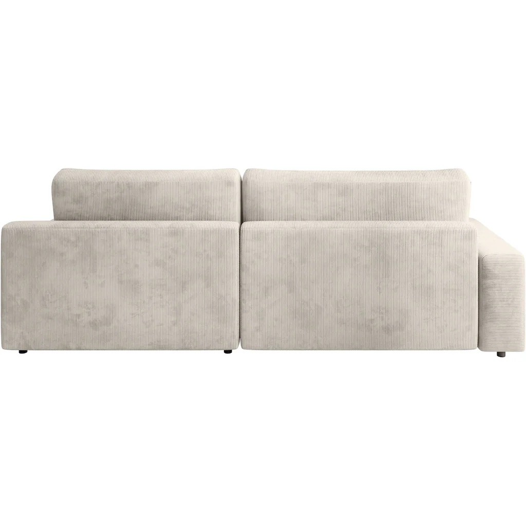 TRENDMANUFAKTUR Ecksofa »Challenge Schlafsofa mit Bettkasten Couch in L-Form Breite 245 cm« Recamiere beidseitig montierbar mit Bettfunktion trendiger Cordstoff kaufen Discount Store für neue Produkte