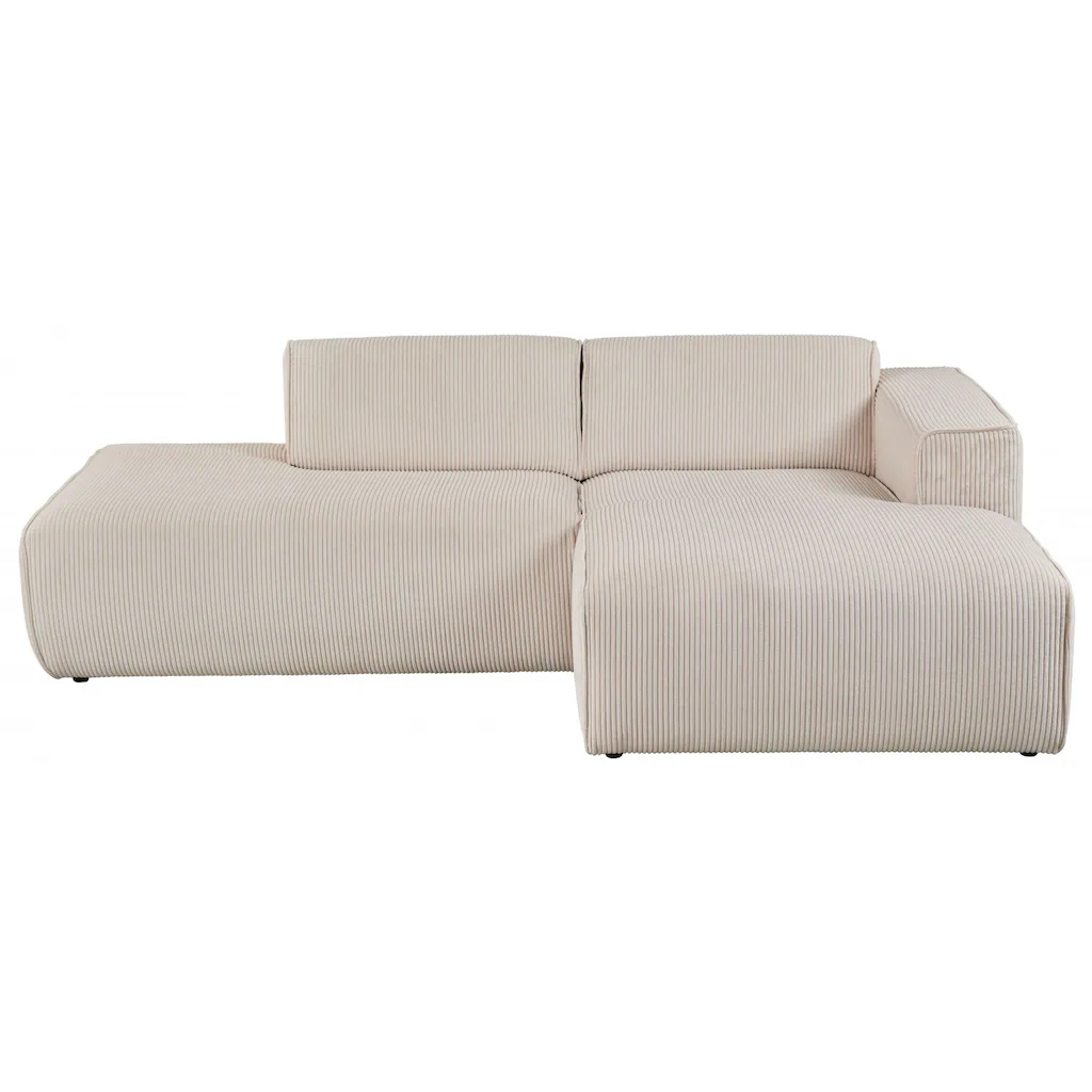 andas Ecksofa »Noord« mit Kedernaht Breite 227 cm Cord Struktur kaufen Super Rabatt