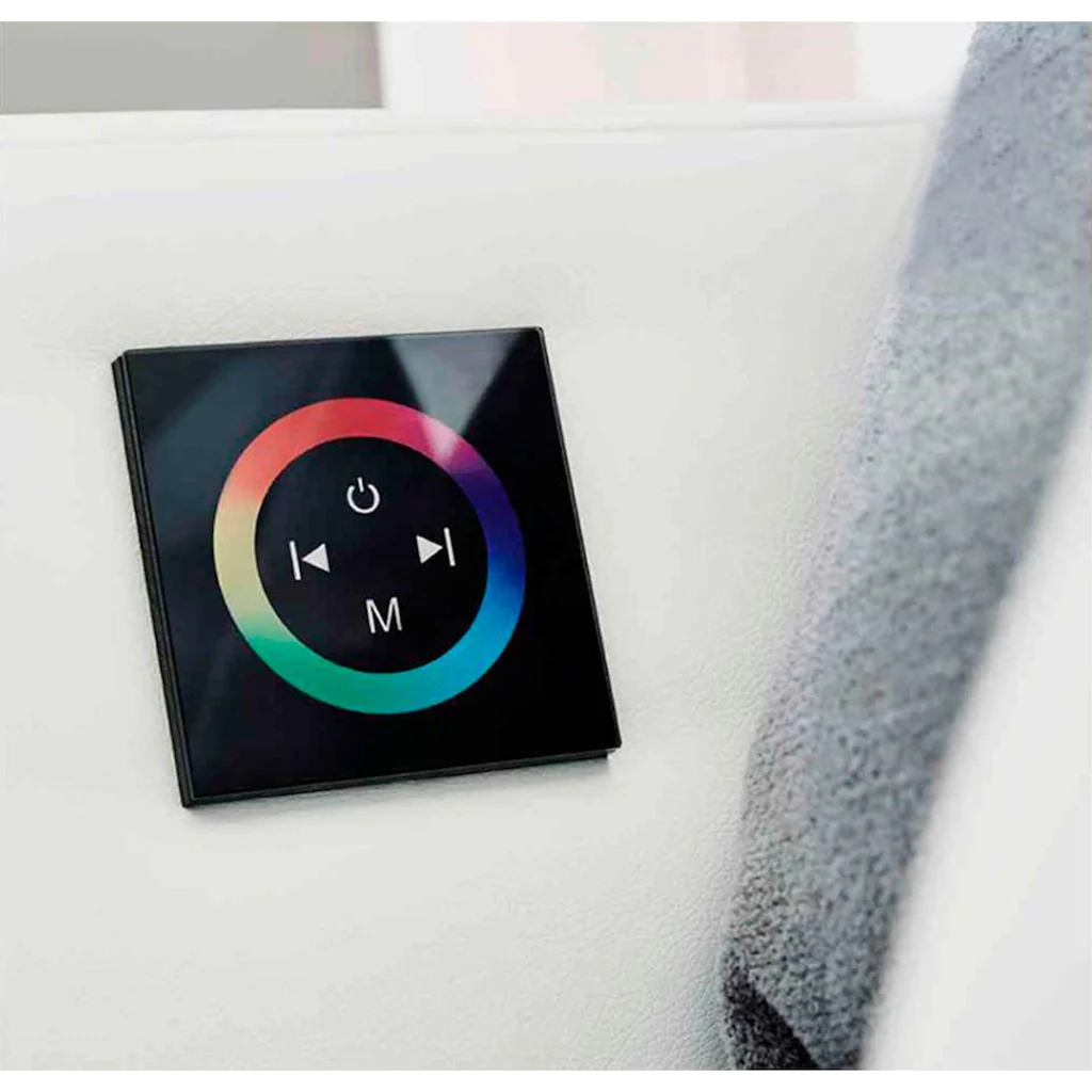 Jockenhöfer Gruppe Ecksofa Laredo inklusive RGB-LED-Beleuchtung und Bluetooth-Soundsystem kaufen Speichern exportieren
