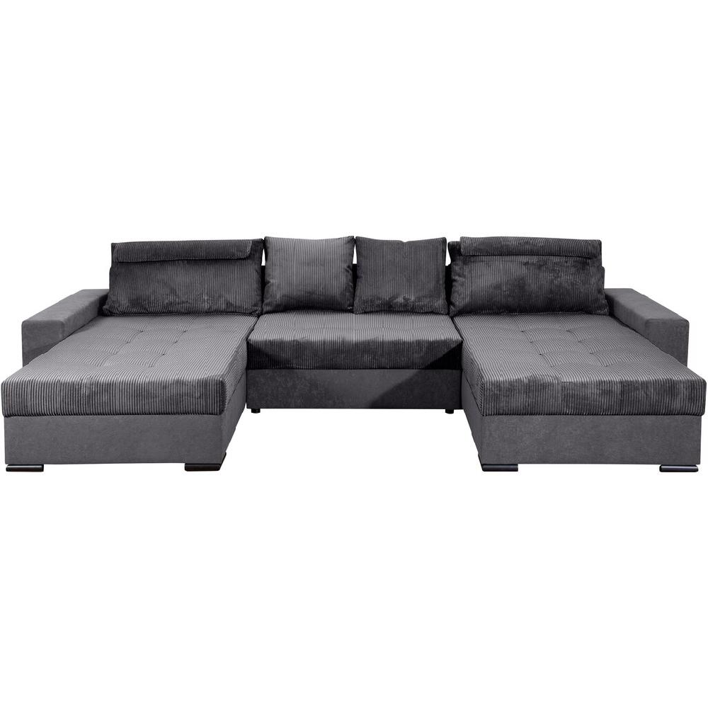 COLLECTION AB Wohnlandschaft »XXXL-Josy Relax U-Form Breite 352 cm mit 2 gleich großen Recamieren« inkl. Bettfunktion Bettkasten mit 4 Rückenkissen in zwei Größen Hotsell