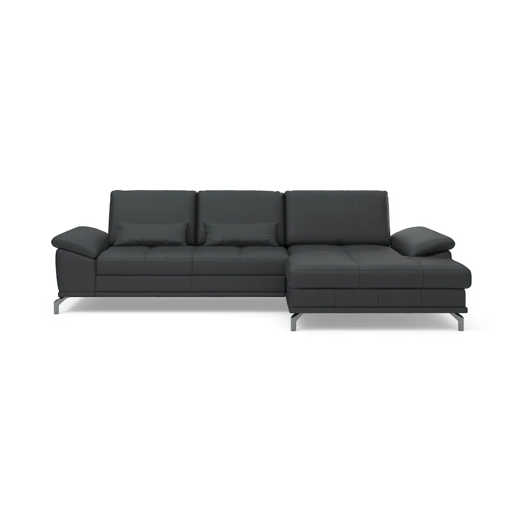 Places of Style Ecksofa Costello mit Sitztiefenverstellung und Armlehnfunktion incl. 3 Nierenkissen kaufen Meist gekauft