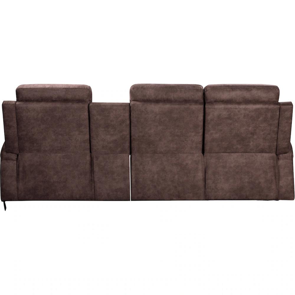 Home affaire Ecksofa »Napori Multimediasofa 3er Kinosessel XXL L-Form « Kinosofa mit Relaxfunktion Getränkehalter Staufach und Staukasten kaufen Begrenztes Angebot