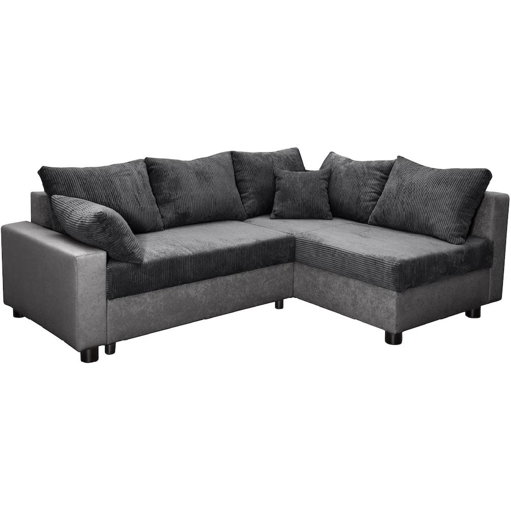 COLLECTION AB Ecksofa »30 Jahre Jubiläums-Modell Parma L-Form« mit Schlaffunktion und Bettkasten inklusive Kissen Bonnellfederkern kaufen Exklusivangebot