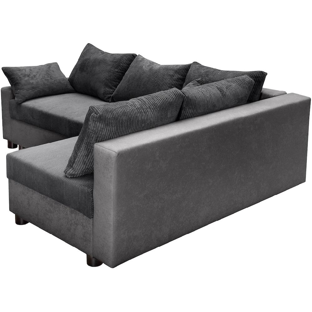 COLLECTION AB Ecksofa »30 Jahre Jubiläums-Modell Parma L-Form« mit Schlaffunktion und Bettkasten inklusive Kissen Bonnellfederkern kaufen Exklusivangebot