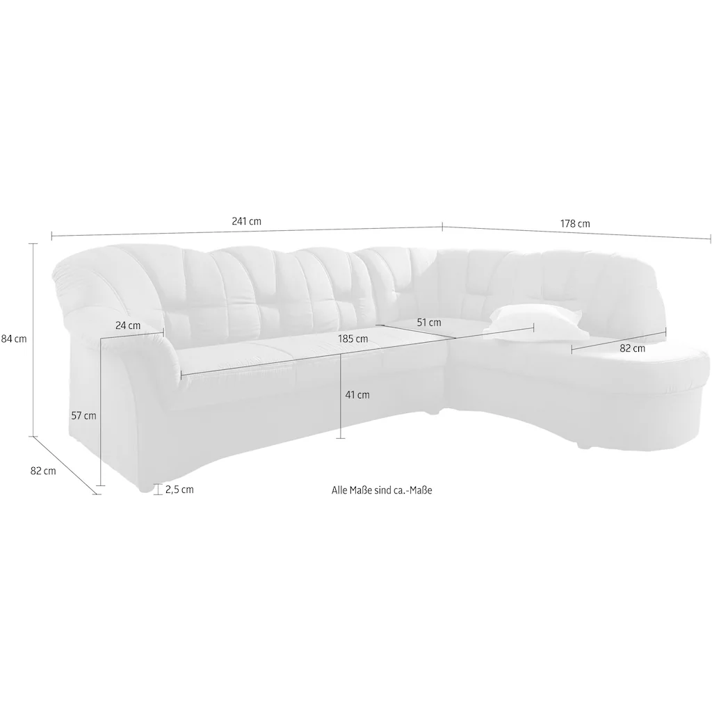 DOMO collection Ecksofa mit Bettfunktion online kaufen Saisonschlussverkauf