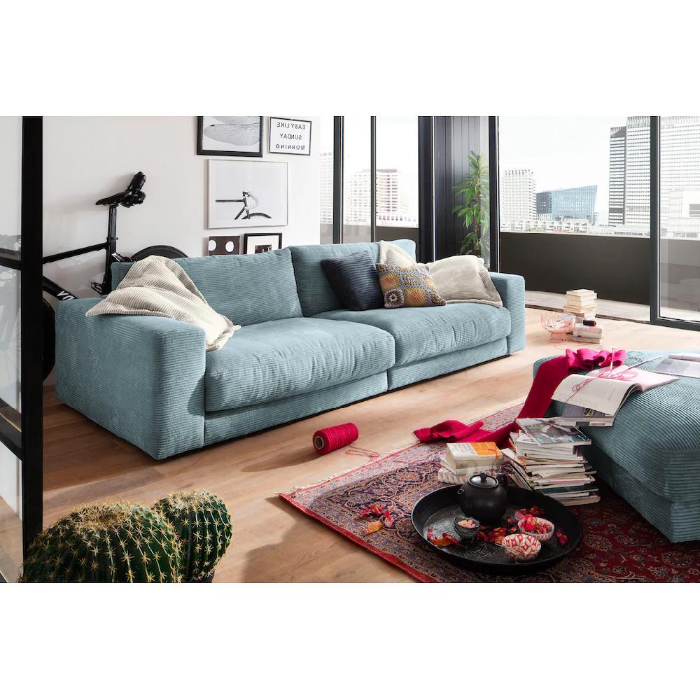 Places of Style Big-Sofa »Enisa legere Polsterung B/T/H: 290/127/85 cm« Zeitloses und stylisches Loungemöbel in Fein- und Breitcord kaufen Weihnachtsangebot