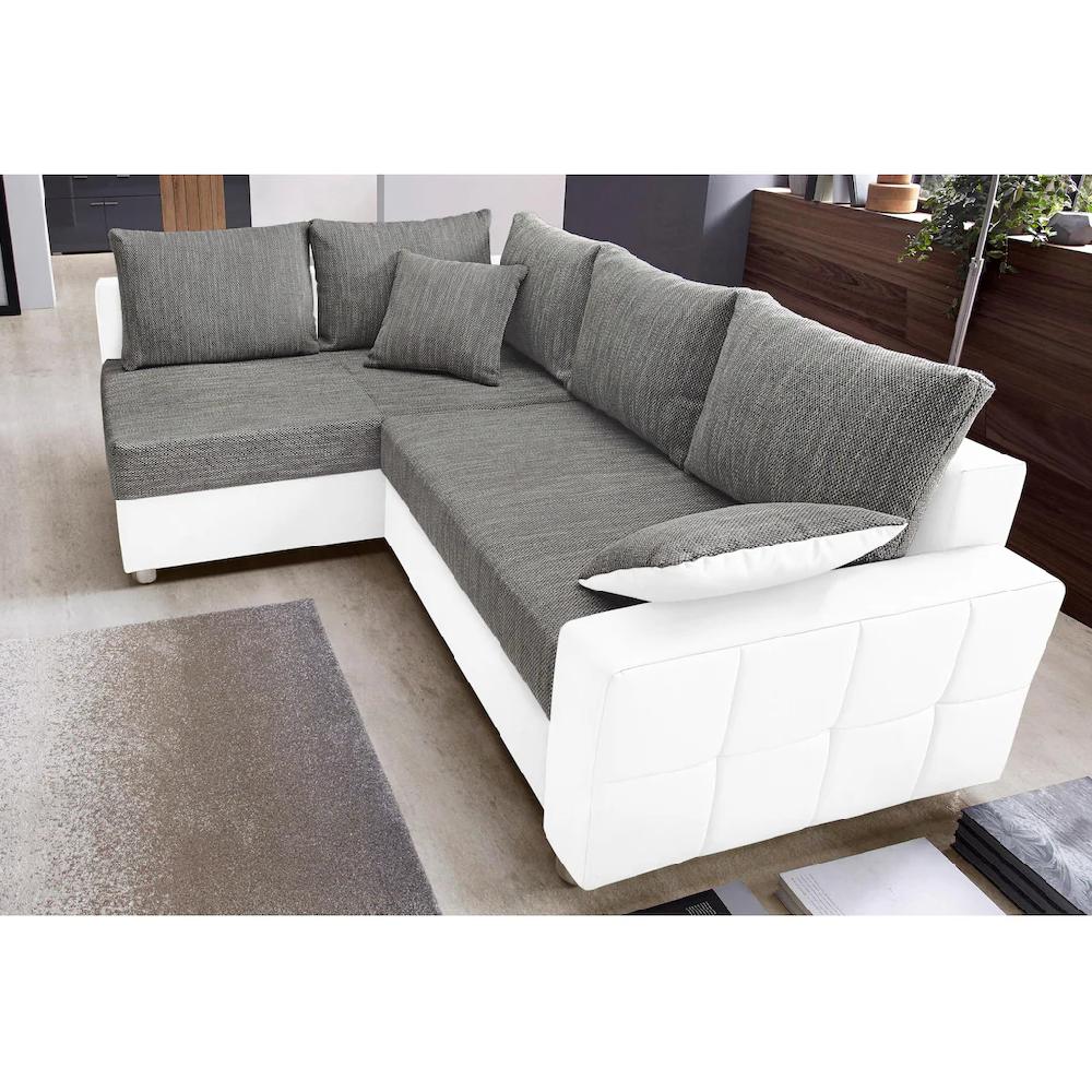 COLLECTION AB Ecksofa »Parma L-Form« mit Bettfunktion und Federkern kaufen