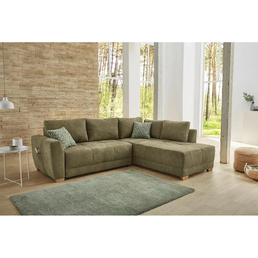 Jockenhöfer Gruppe Ecksofa »Luzern L-Form« mit Bettfunktion und geräumigen Bettkasten kaufen