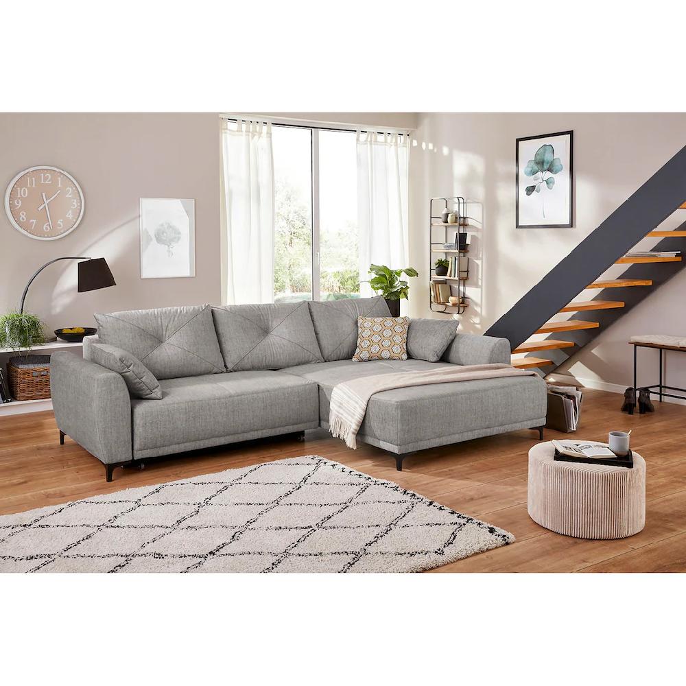 Jockenhöfer Gruppe Ecksofa Aviano inkl. praktischer Bettfunktion Stauraum/Bettkasten kaufen