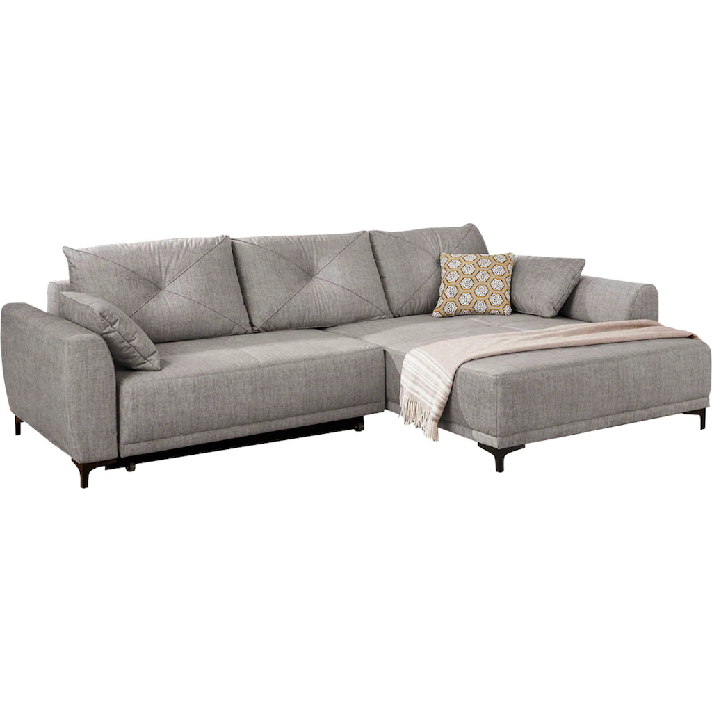 Jockenhöfer Gruppe Ecksofa Aviano inkl. praktischer Bettfunktion Stauraum/Bettkasten kaufen Exklusive Angebote