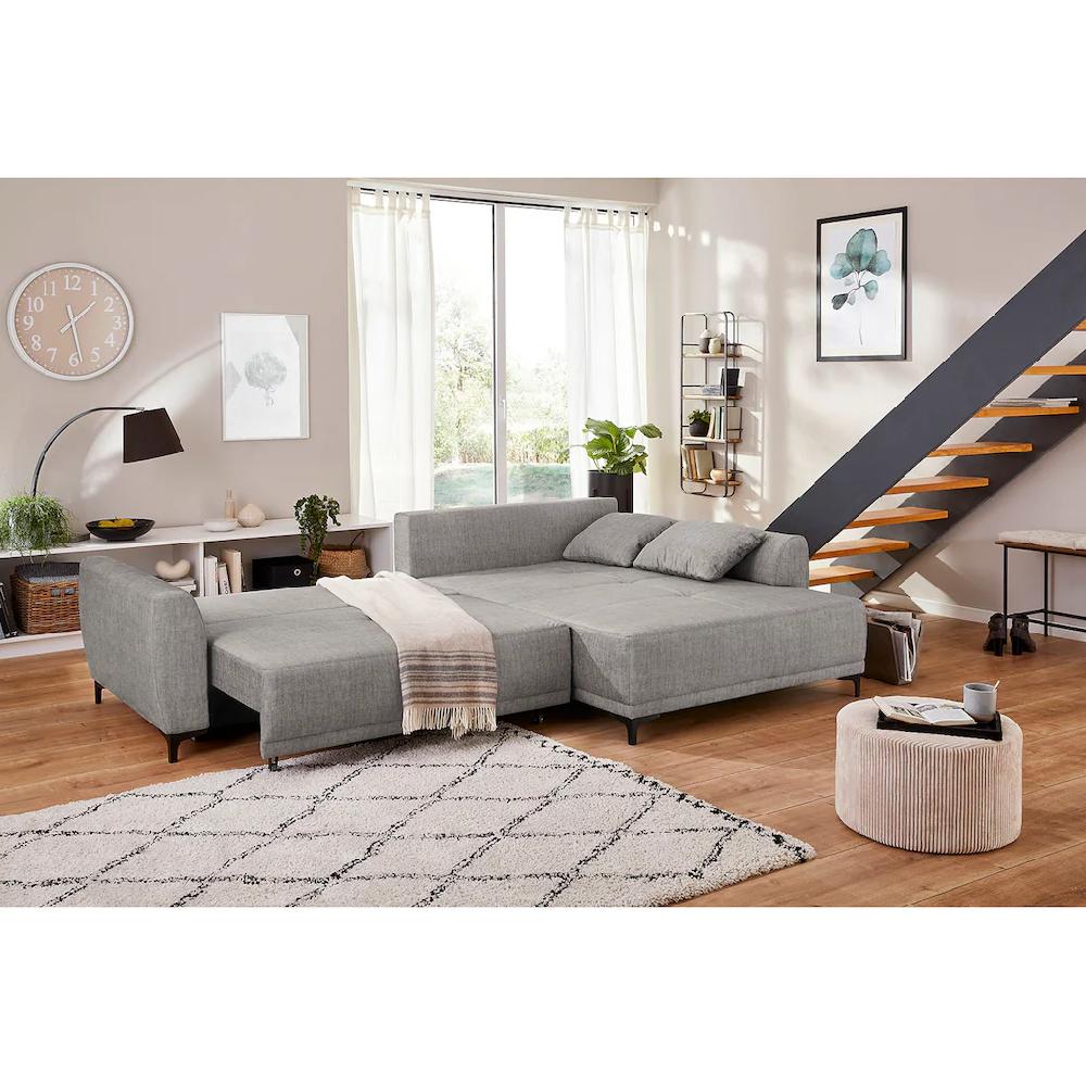 Jockenhöfer Gruppe Ecksofa Aviano inkl. praktischer Bettfunktion Stauraum/Bettkasten kaufen Exklusive Angebote