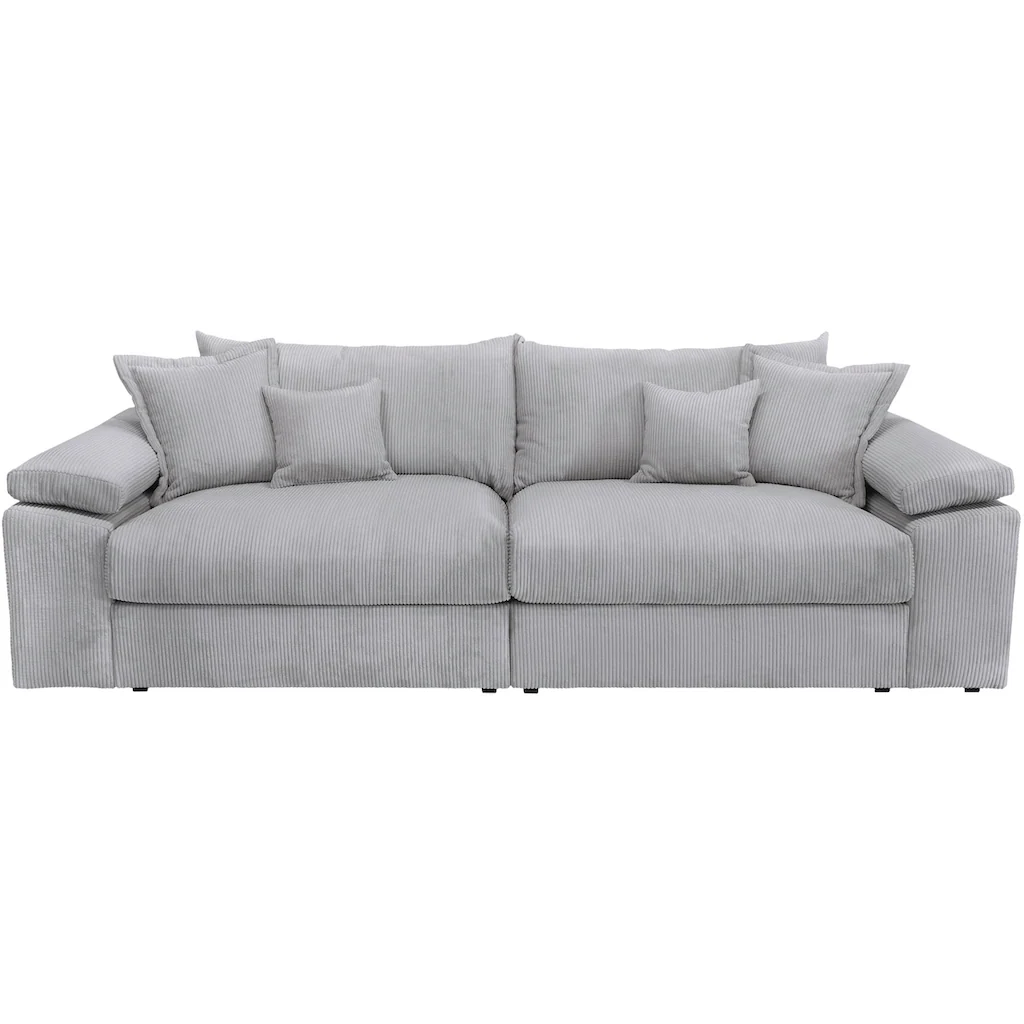Home affaire Big-Sofa »Soft&Cosy XL - Breite 246 cm« Mega-Sofa in Cord Federkern-Polsterung kaufen Sonderangebote