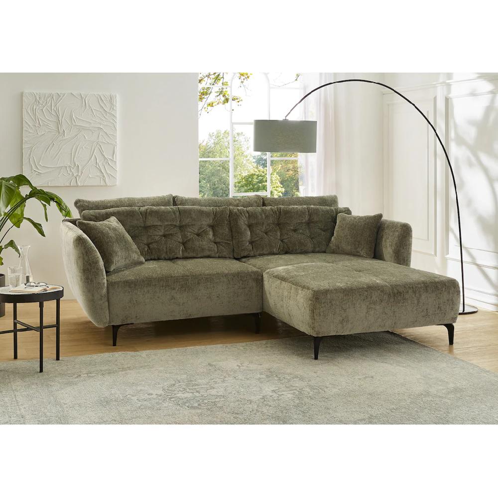 Jockenhöfer Gruppe Ecksofa Salo im Retrolook mit 5 Rücken-/Zierkissen kaufen